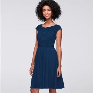 David’s bridal bridesmaid dress